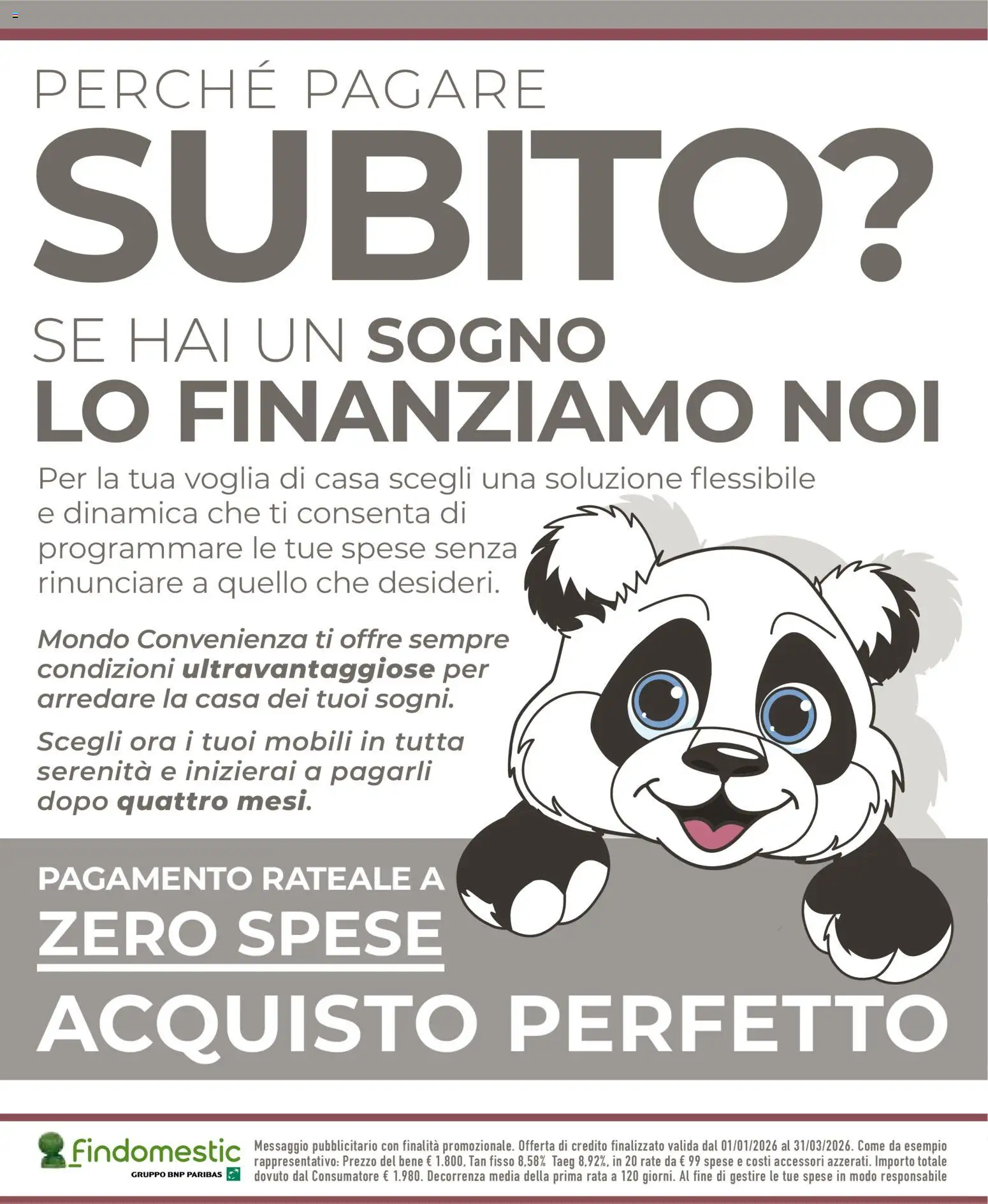 Volantino Mondo Convenienza del 01.01.2026 | Pagina: 2