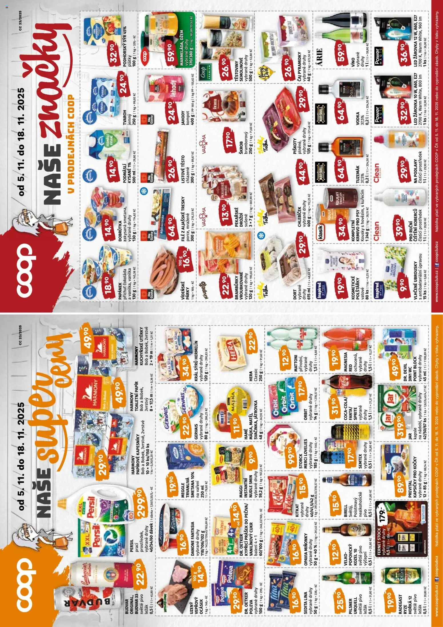 Coop leták - Západočeský region od 05.11.2025 | Strana: 4 | Produkty: Čistící prostředek, Bramburky, Škrob, Droždí