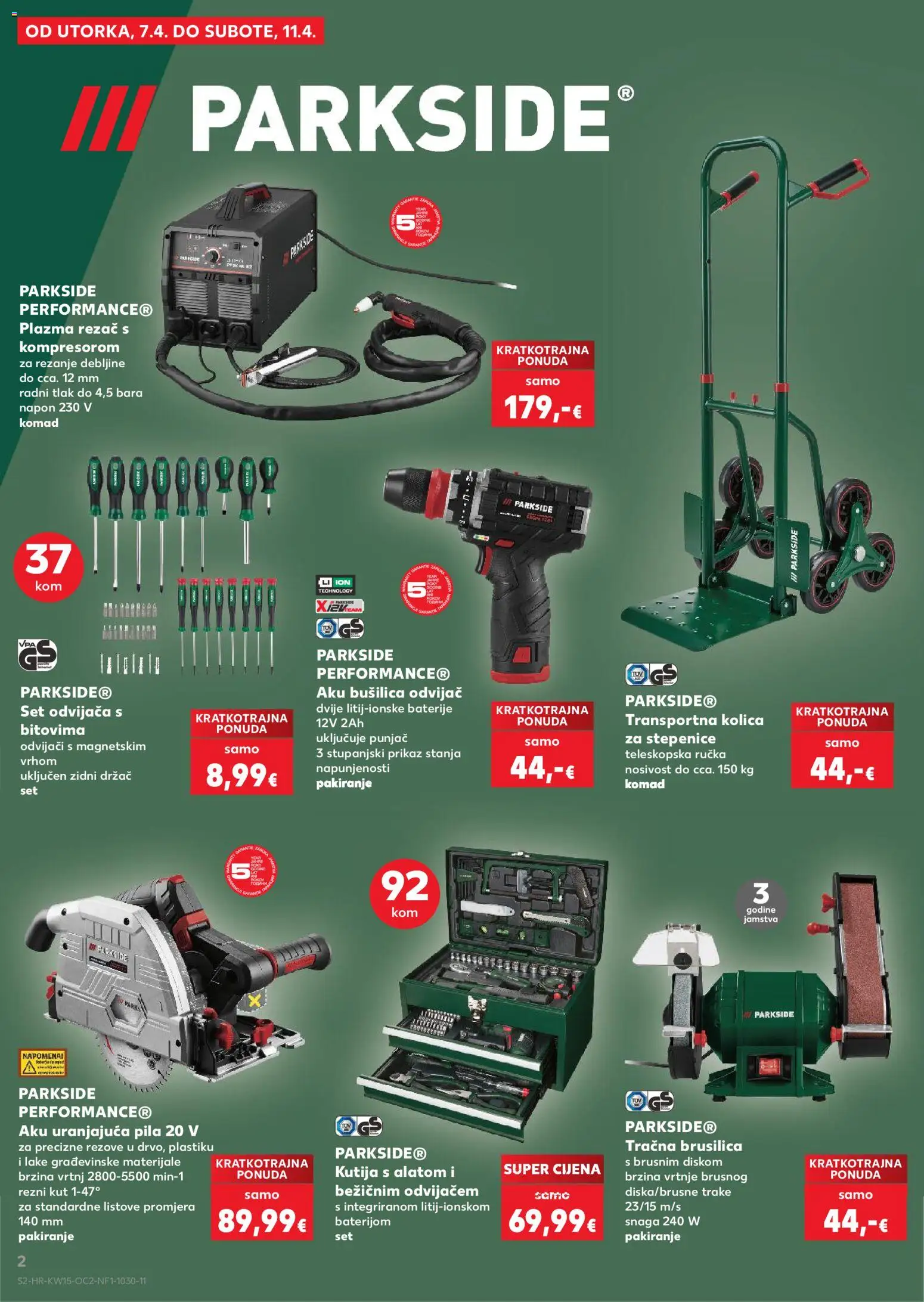 Kaufland katalog | vrijedi od 08.04.2026 | Stranica: 2 | Proizvodi: Pila, Bušilica, Rezač, Odvijač