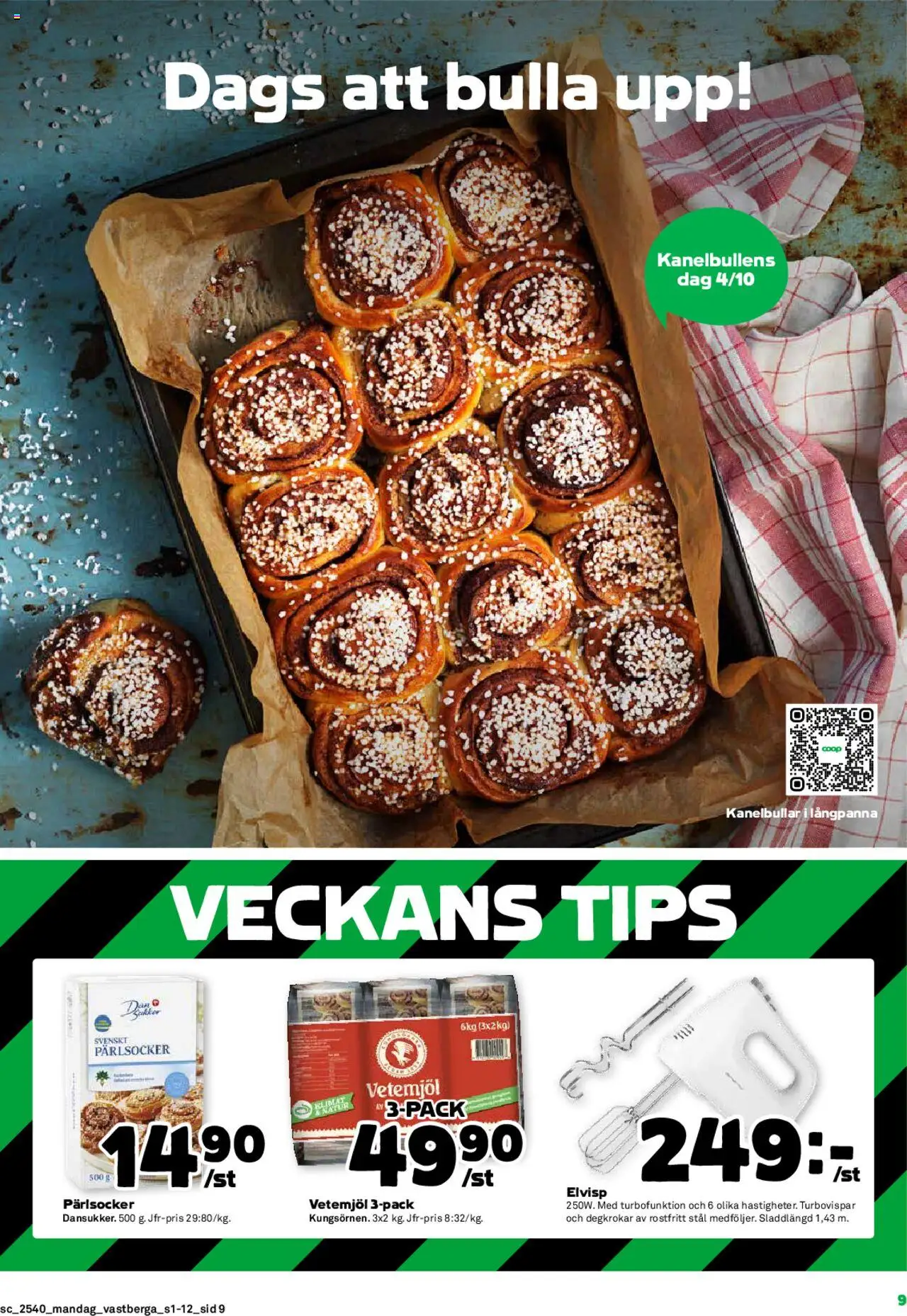 Coop Forum reklamblad aktuell från 29.09.2025 | Sida: 9 | Produkter: Elvisp