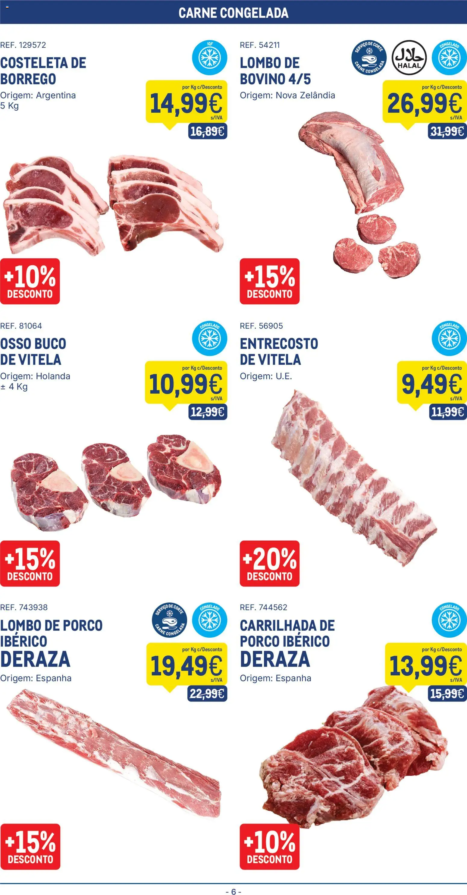 Makro folheto │ válido de 16.12.2025 | Página: 6 | Produtos: Vitela, Lombo, Carne
