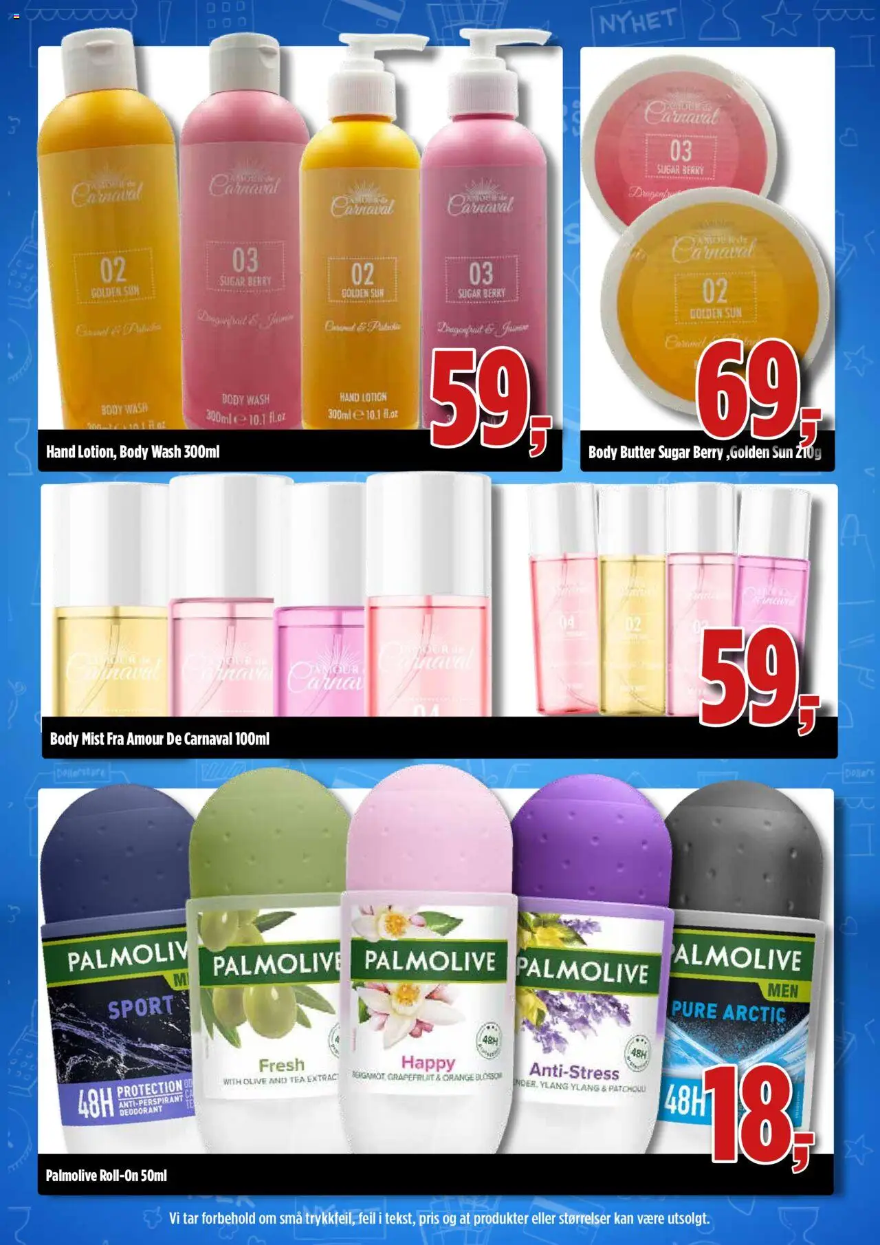  | Side: 9 | Produkter: Antiperspirant, Body, Body Mist, Body Wash