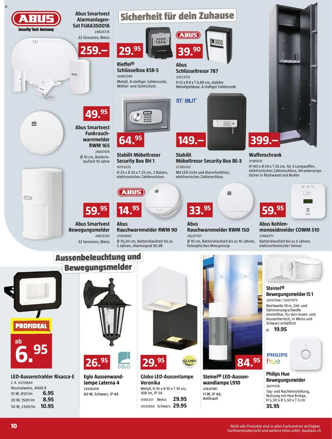 Bauhaus Aktionen – gültig ab 29.09.2025 | Seite: 10 | Produkte: Box, Batterie, Lampe, Bh