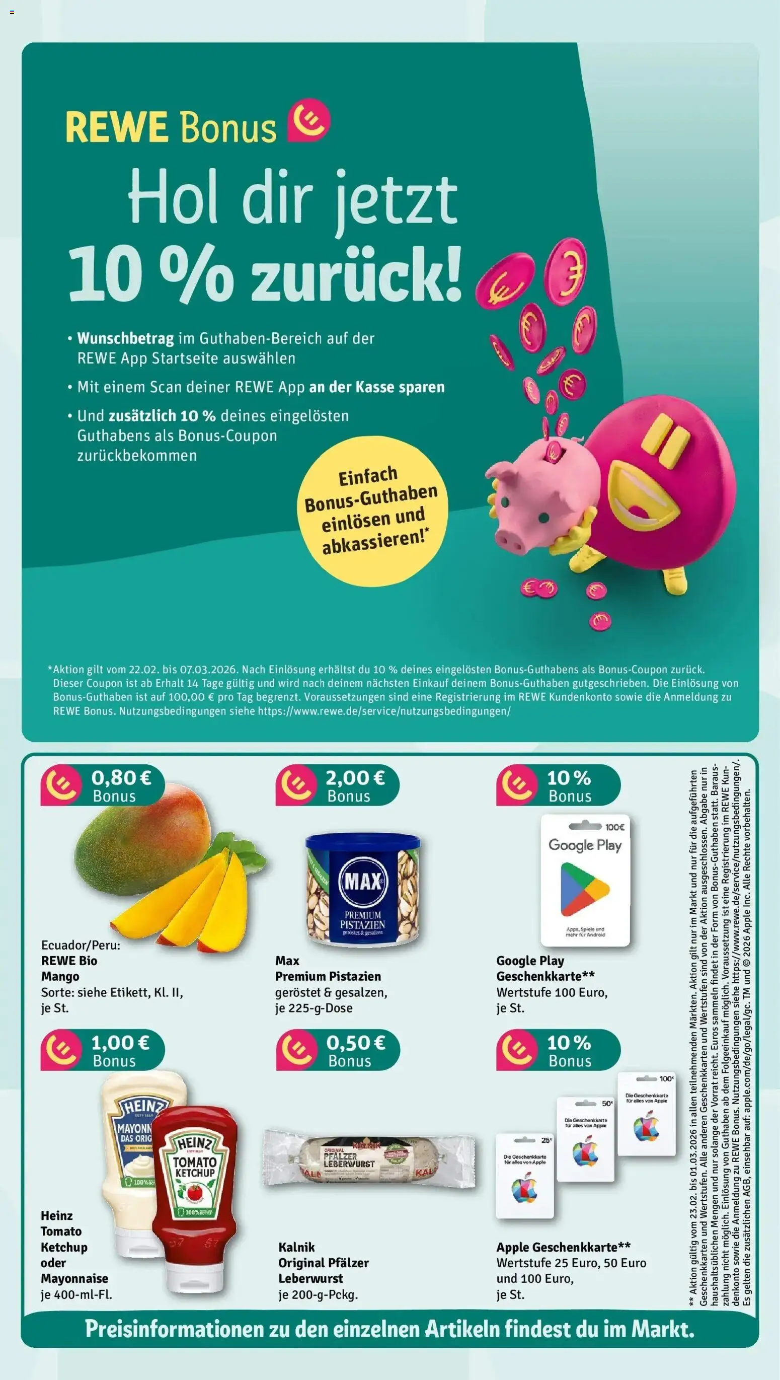 Rewe prospekt Moettingen	 – gültig ab 22.02.2026 | Seite: 4 | Produkte: Apple, Mayonnaise, Mango, Ketchup