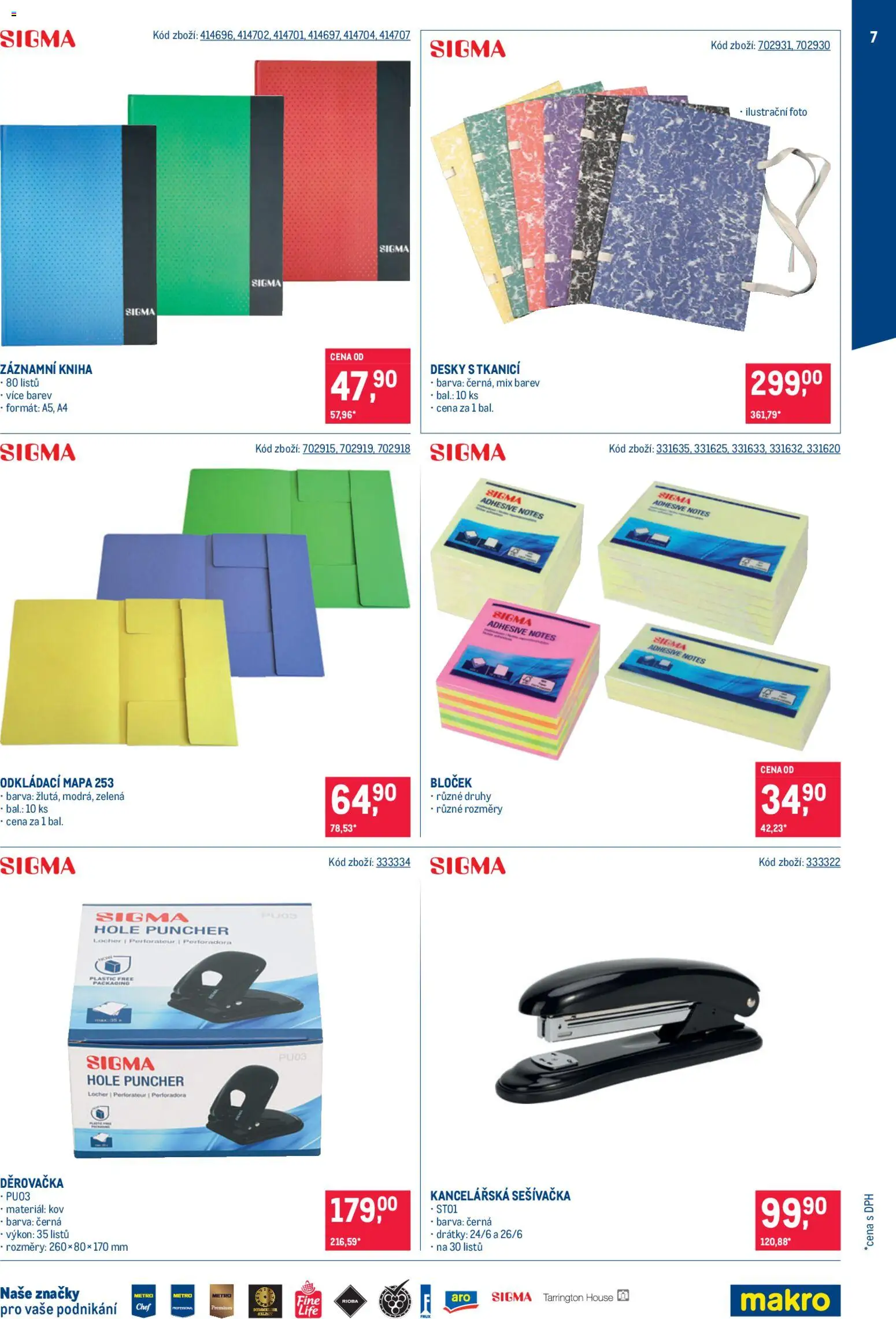 Makro leták - Kancelář od 03.12.2025 | Strana: 7 | Produkty: Kniha, Desky