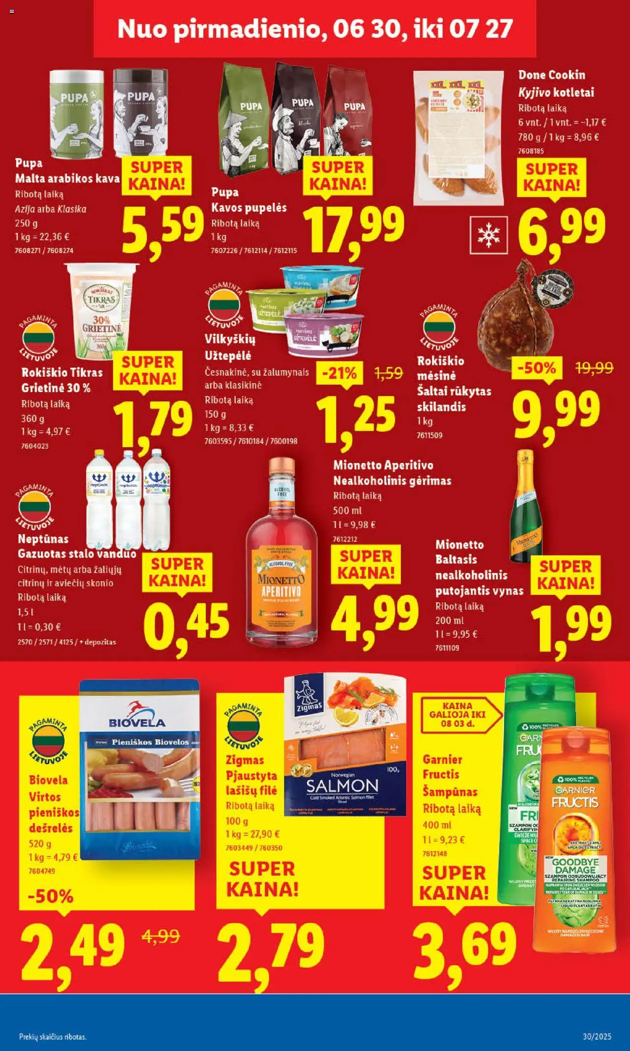 LIDL - Leidinys│galioja nuo 24.07.2025 | Puslapis: 31 | Prekių: Šampūnas, Kava, Vynas, Grietinė