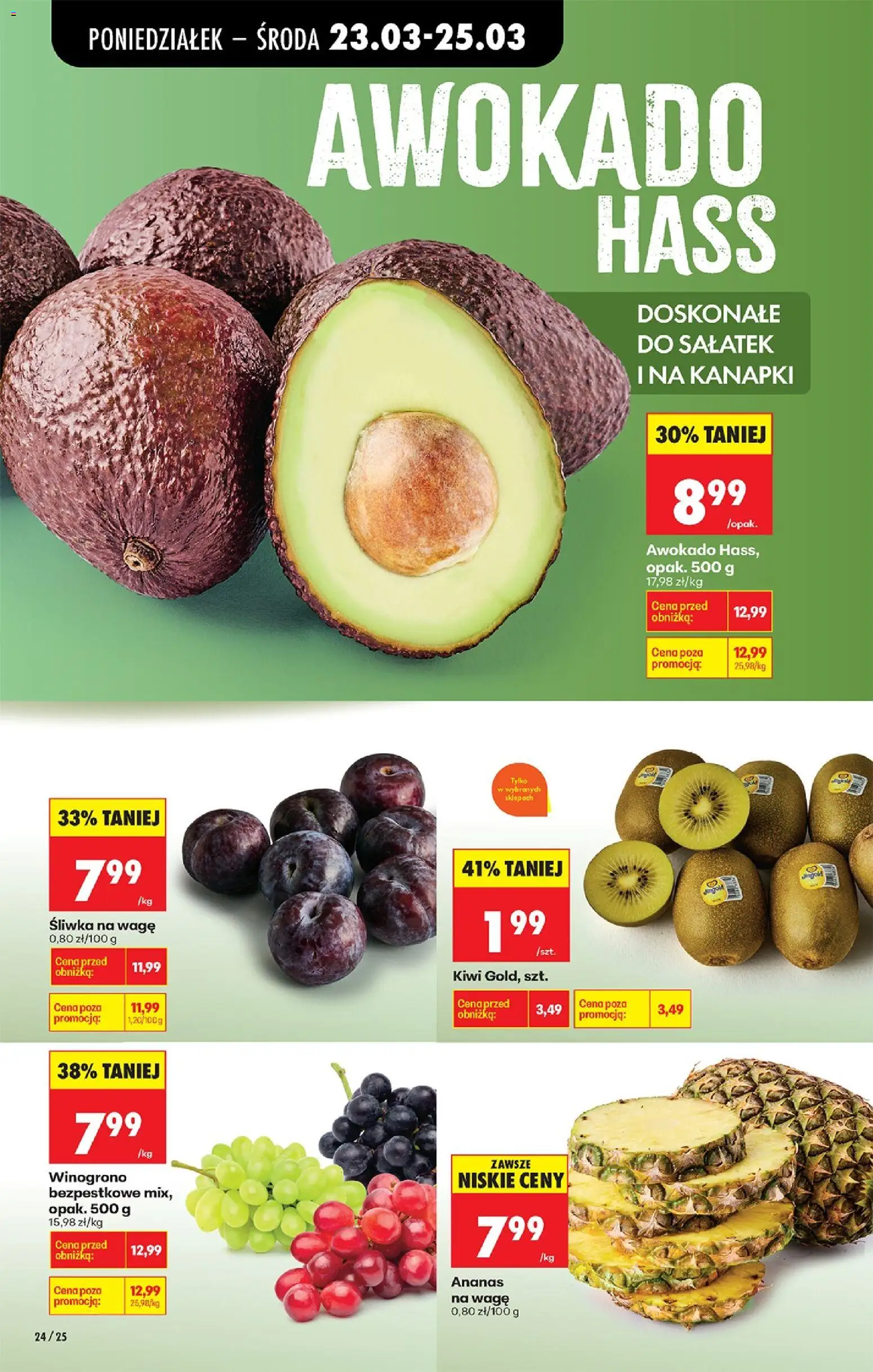Biedronka Polsko leták od 23.03.2026 | Strana: 34 | Produkty: Ananas, Kiwi