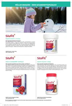 SilaVit Vitamin C Pulver, Nahrungsergänzungsmittel mit Vitamin C. Das SilaVit Vitamin C Pulver besteht aus reiner L-Ascorbinsäure in Arzneibuchqualität. Vitamin C trägt zur normalen Funktion des Immunsystems. ab 08.01.2026 gültig | Seite: 2