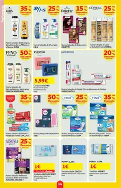 Pré-visualização Minipreço folheto válido de 16.04.2026 | Página: 14 | Produtos: Banho, Cuecas