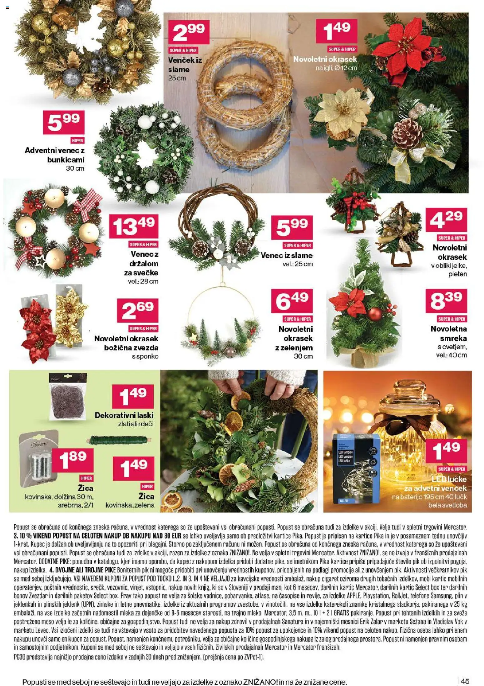 Novi Mercator katalog ponudbe – veljaven od 13.11.2025 | Stran: 47 | Izdelki: Zelena