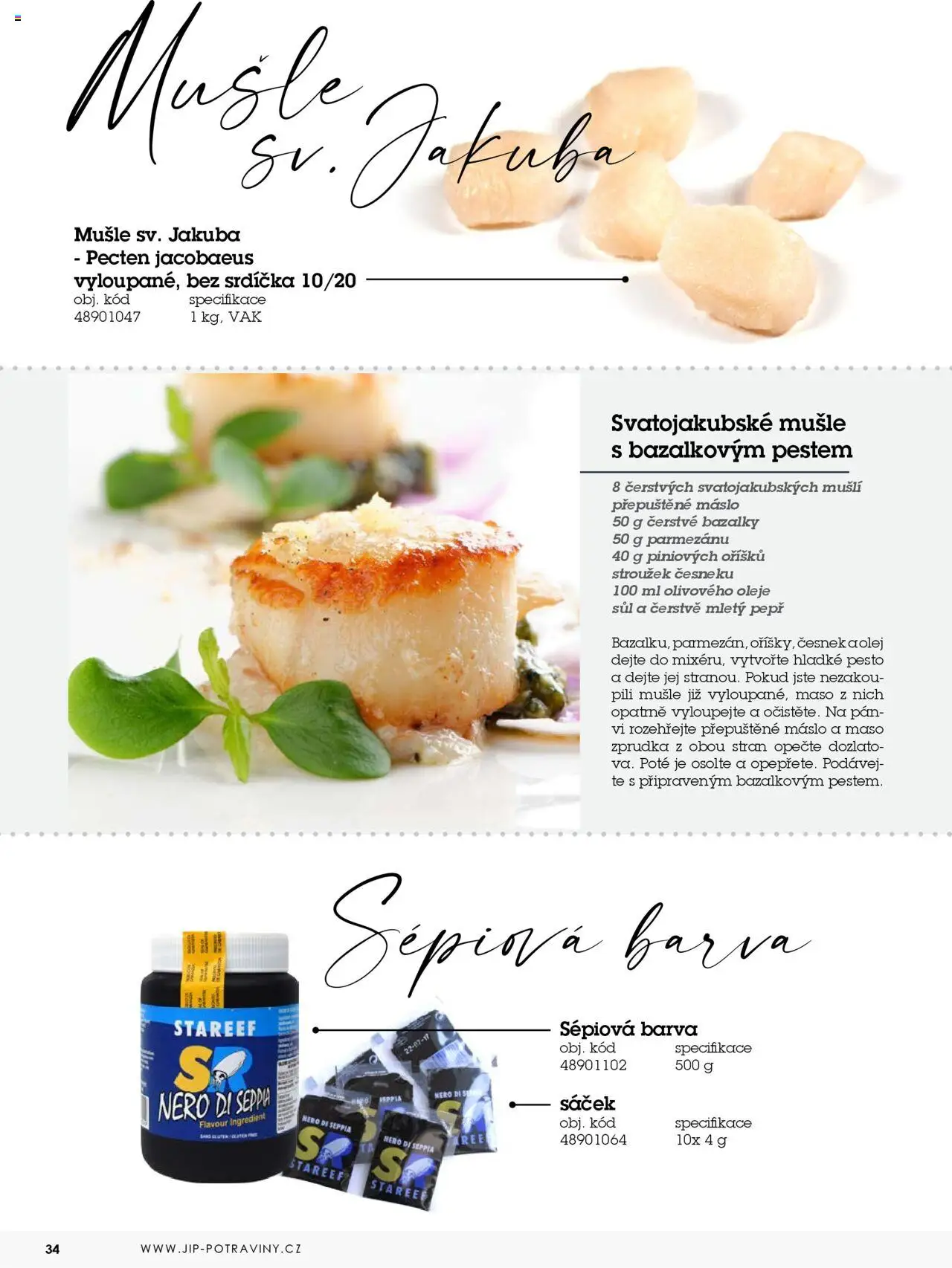 Jip katalog ryby 2024/25 od 30.12.2024 | Strana: 34 | Produkty: Oleje, Česnek, Maso, Müsli