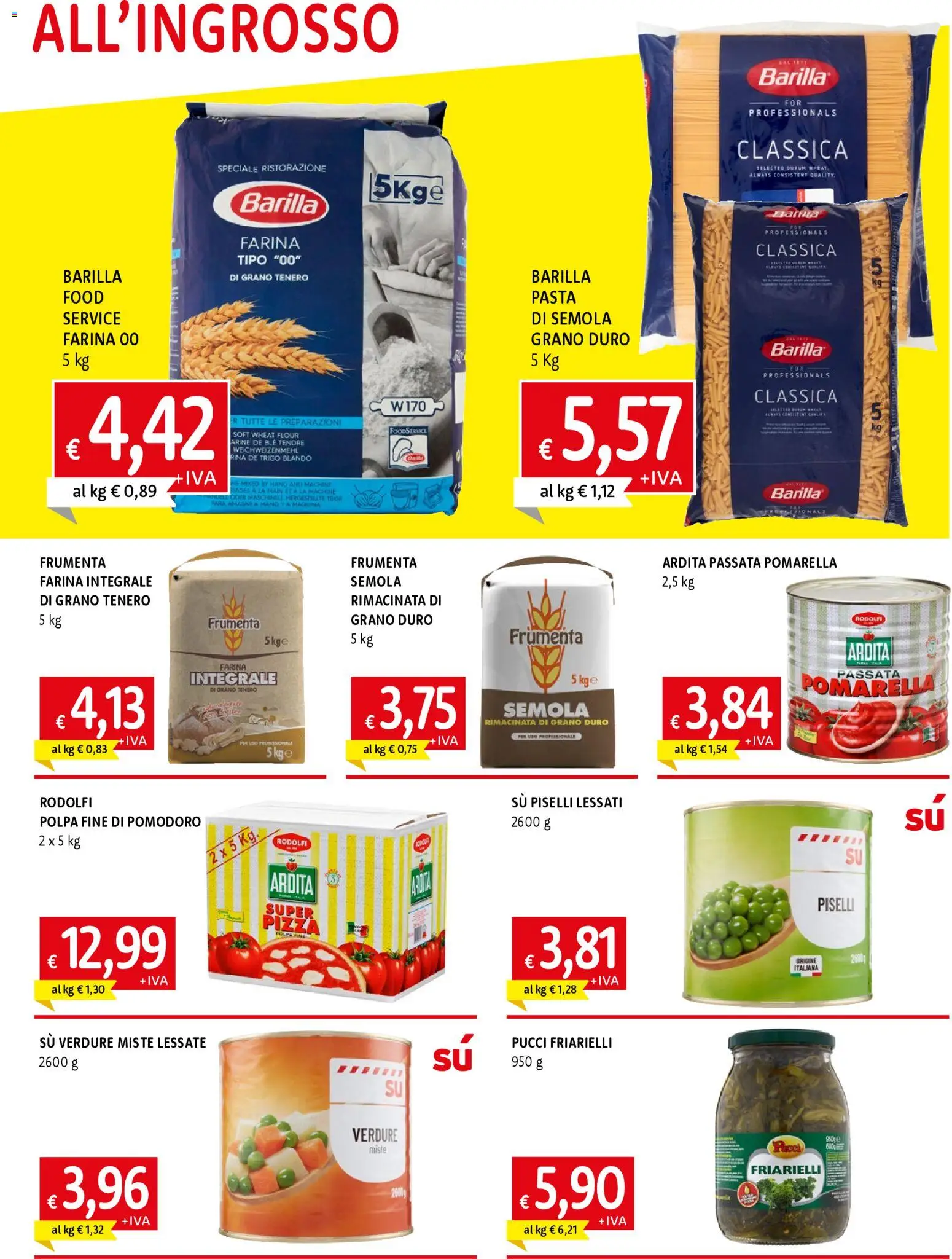 Volantino Famila del 12.03.2026 | Pagina: 3 | Prodotti: Verdure, Pomodoro, Pasta, Piselli