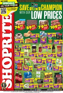 Shoprite specials catalogue – valid from 17.09.2025