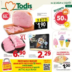 Anteprima del volantino Volantino Todis	 valido a partire dal 24.07.2025