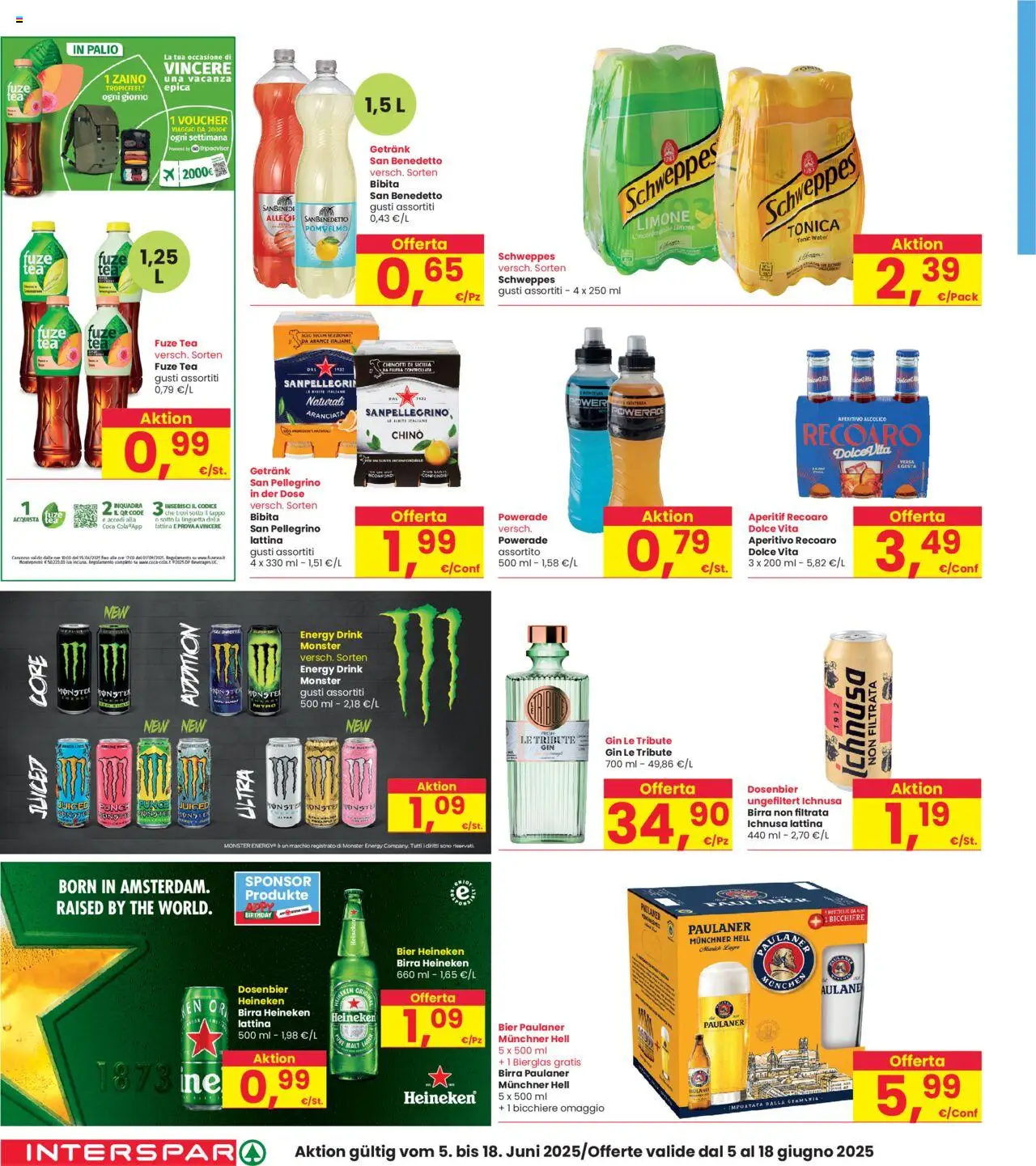 Volantino Interspar del 05.06.2025 | Pagina: 24 | Prodotti: Limone, The, Bibite, Aperitivo