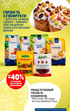 Metro акції дійснийкції з 25.03.2026 | Сторінка: 9