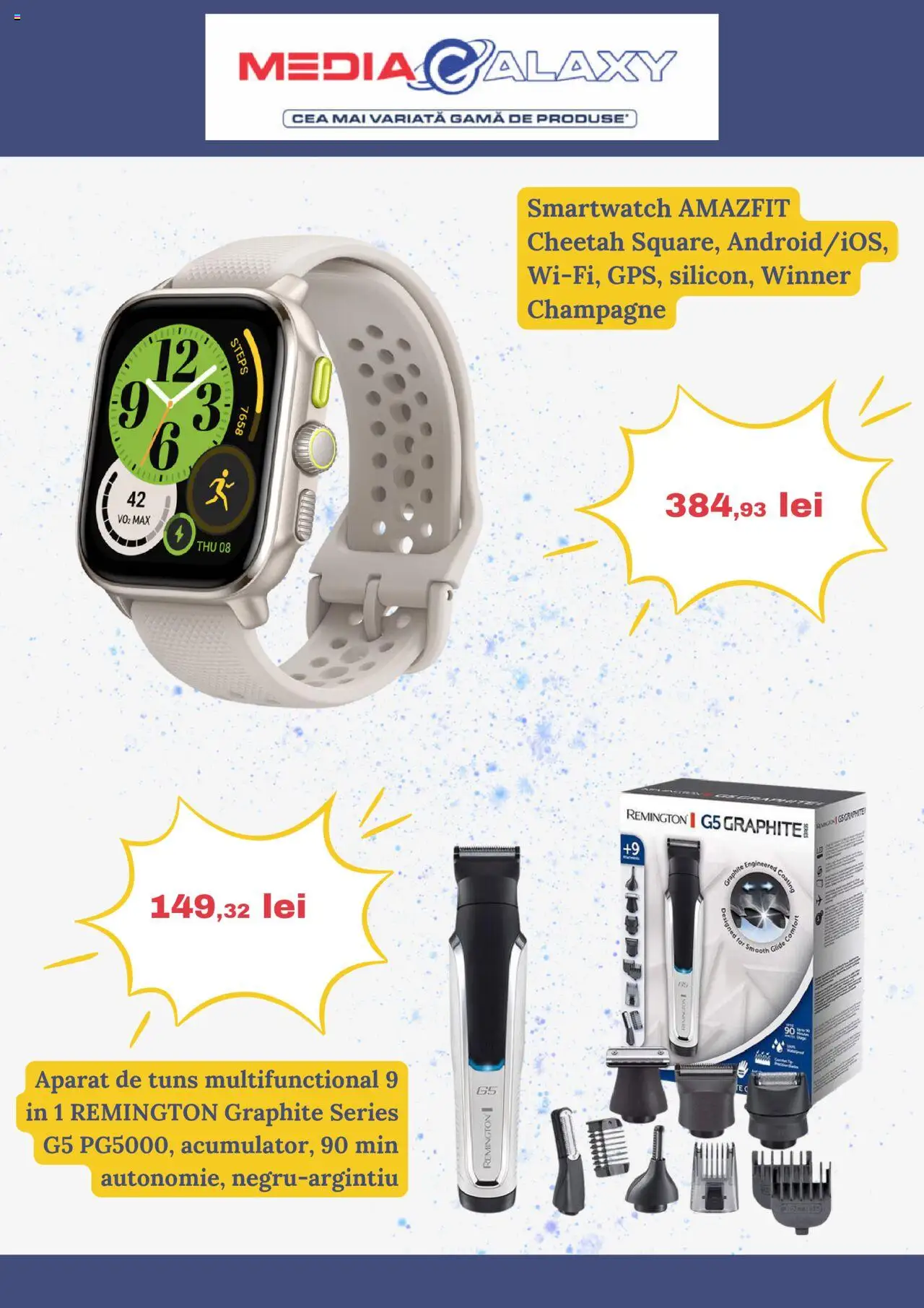 Catalog Media Galaxy – valabil de la 07.08.2025 | Pagină: 2 | Produse: Smartwatch