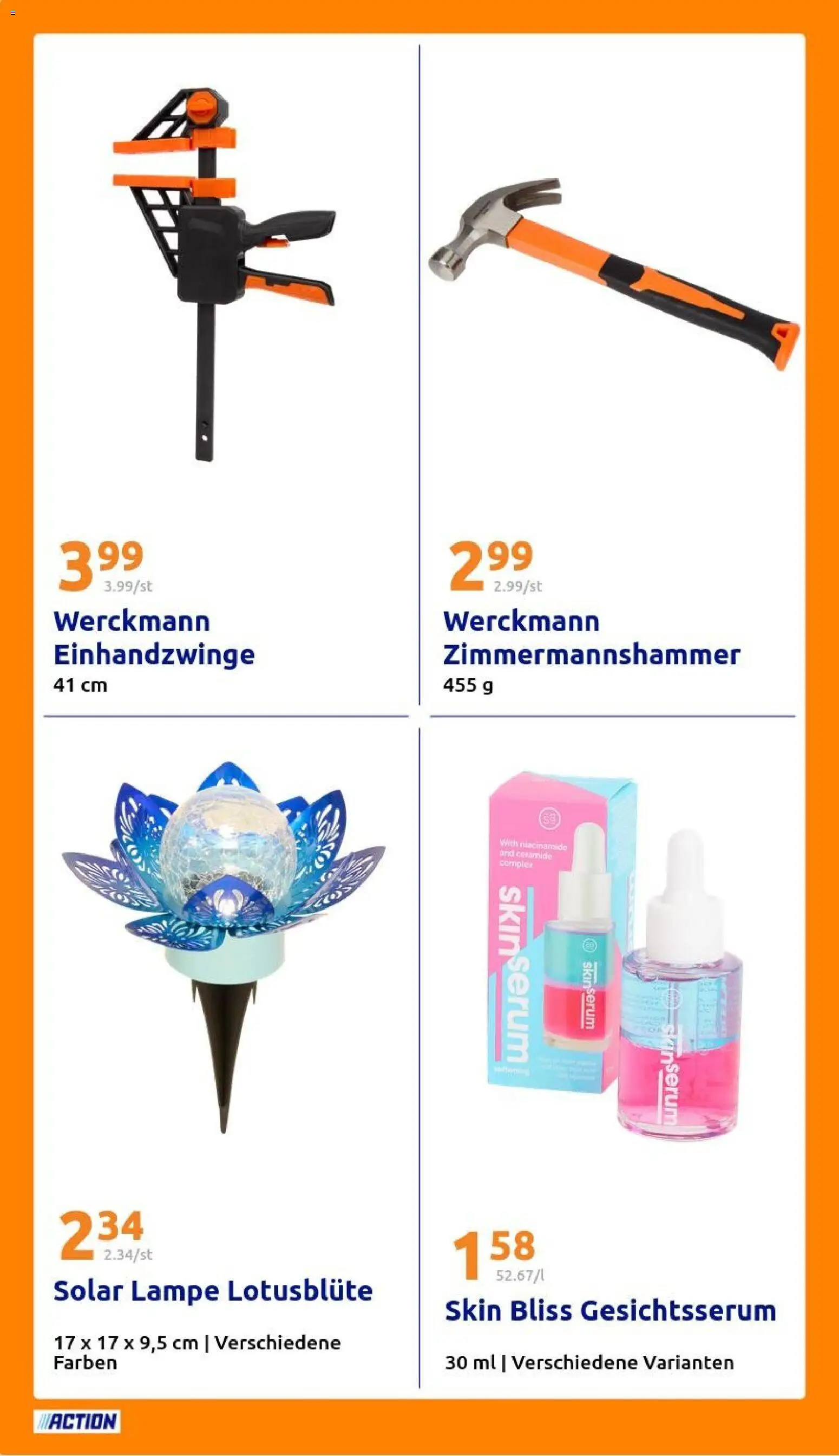 Action Prospekt – gültig ab 15.04.2026 | Seite: 20 | Produkte: Lampe, Serum