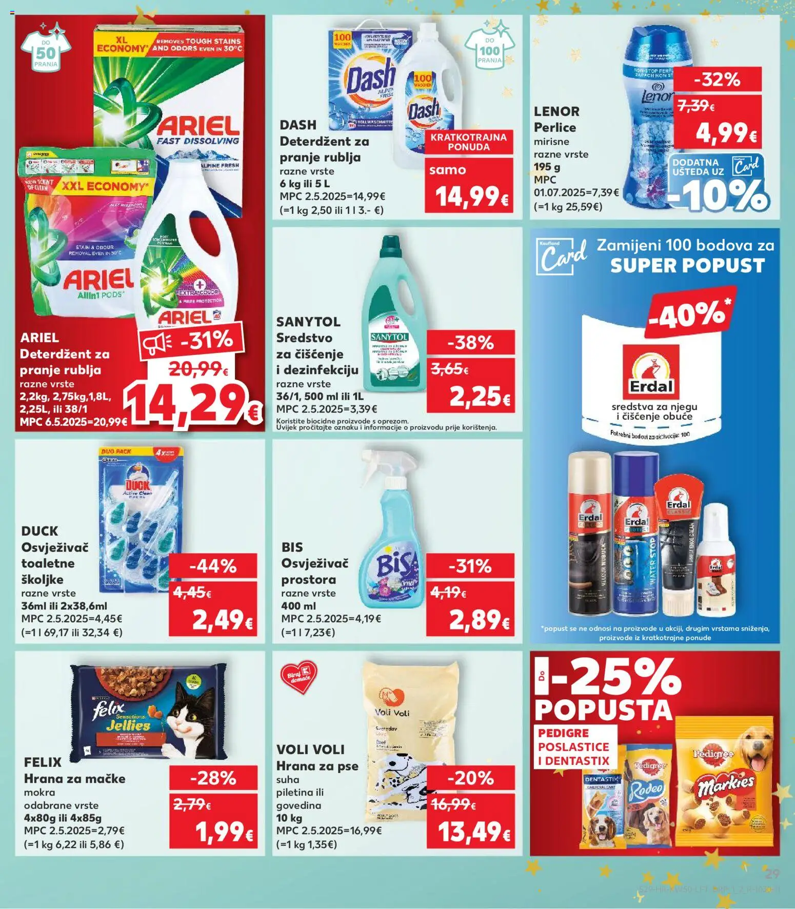 Kaufland katalog | vrijedi od 10.12.2025 | Stranica: 29 | Proizvodi: Piletina, Hrana za pse, Govedina, Osvježivač prostora