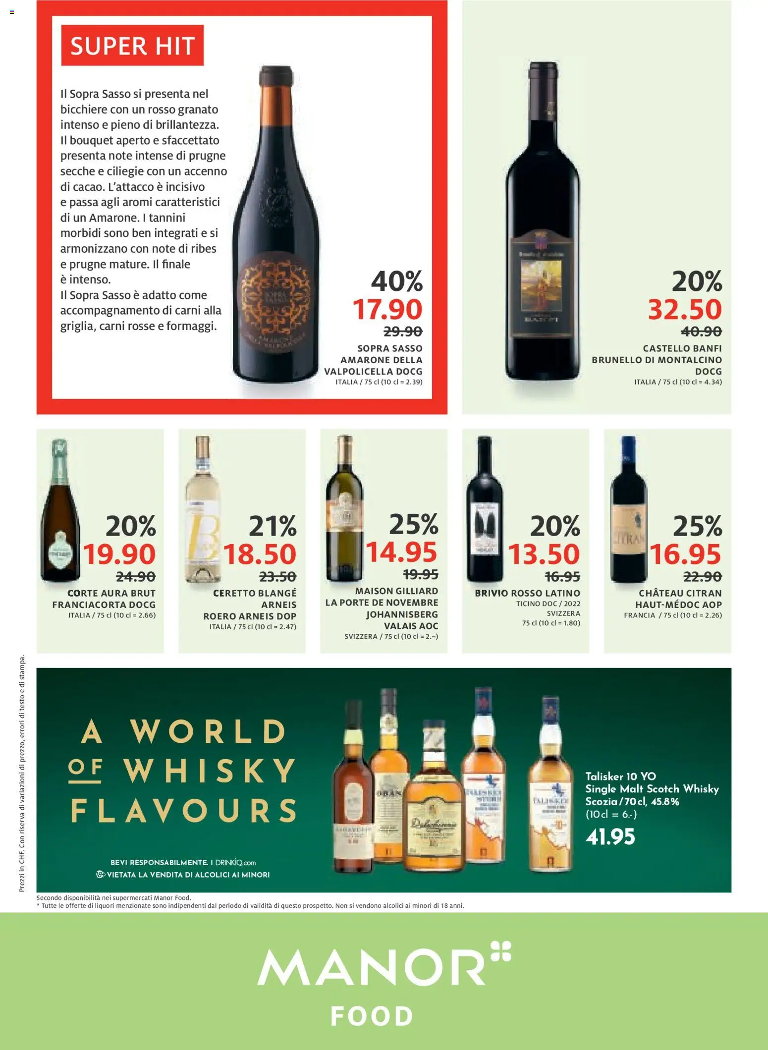 Manor Aktionen IT – gültig ab 04.11.2025 | Seite: 8