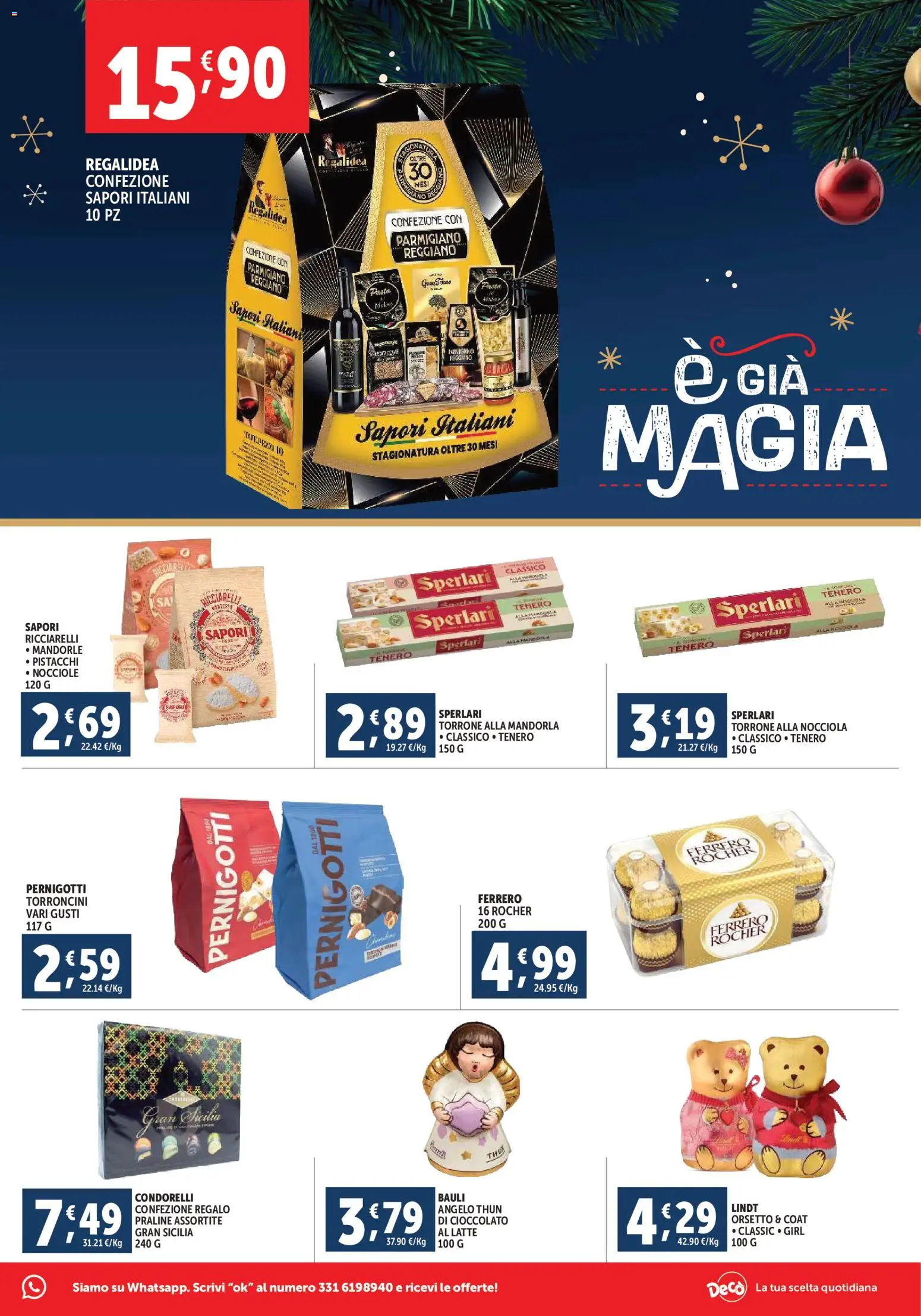 Volantino Decò del 02.12.2025 | Pagina: 3 | Prodotti: Latte, Mandorle, Nocciole, Parmigiano reggiano