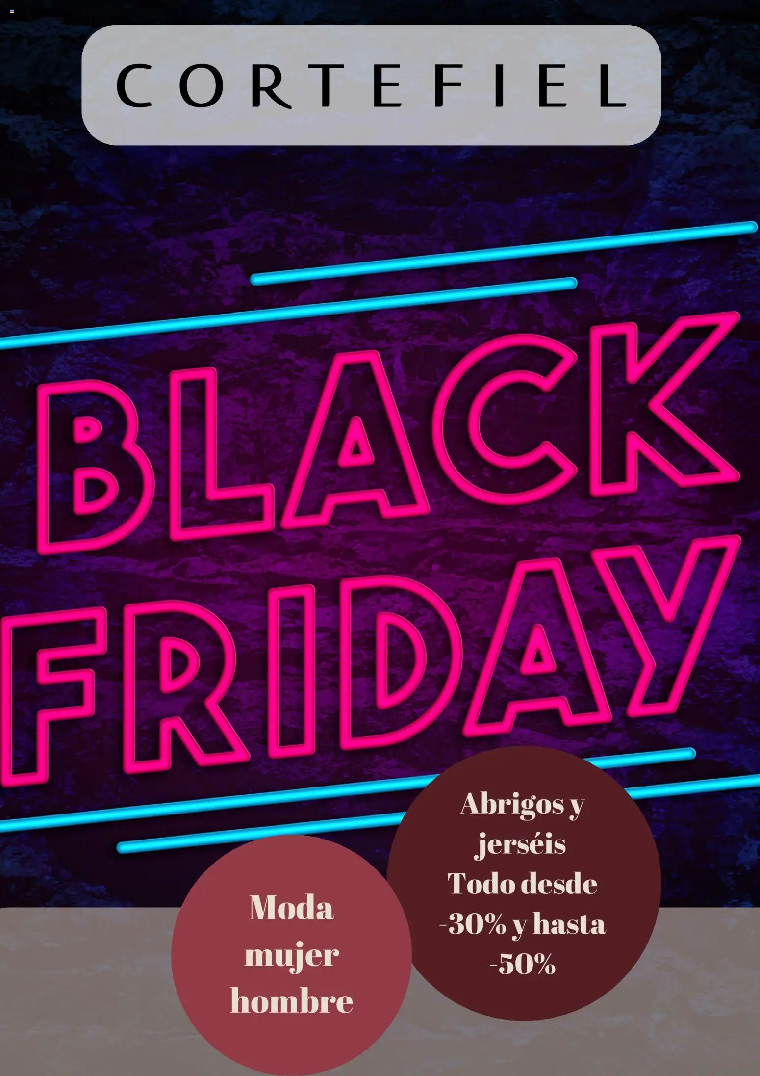 Cortefiel Black Friday │ válido desde el 12.11.2025 | Página: 1
