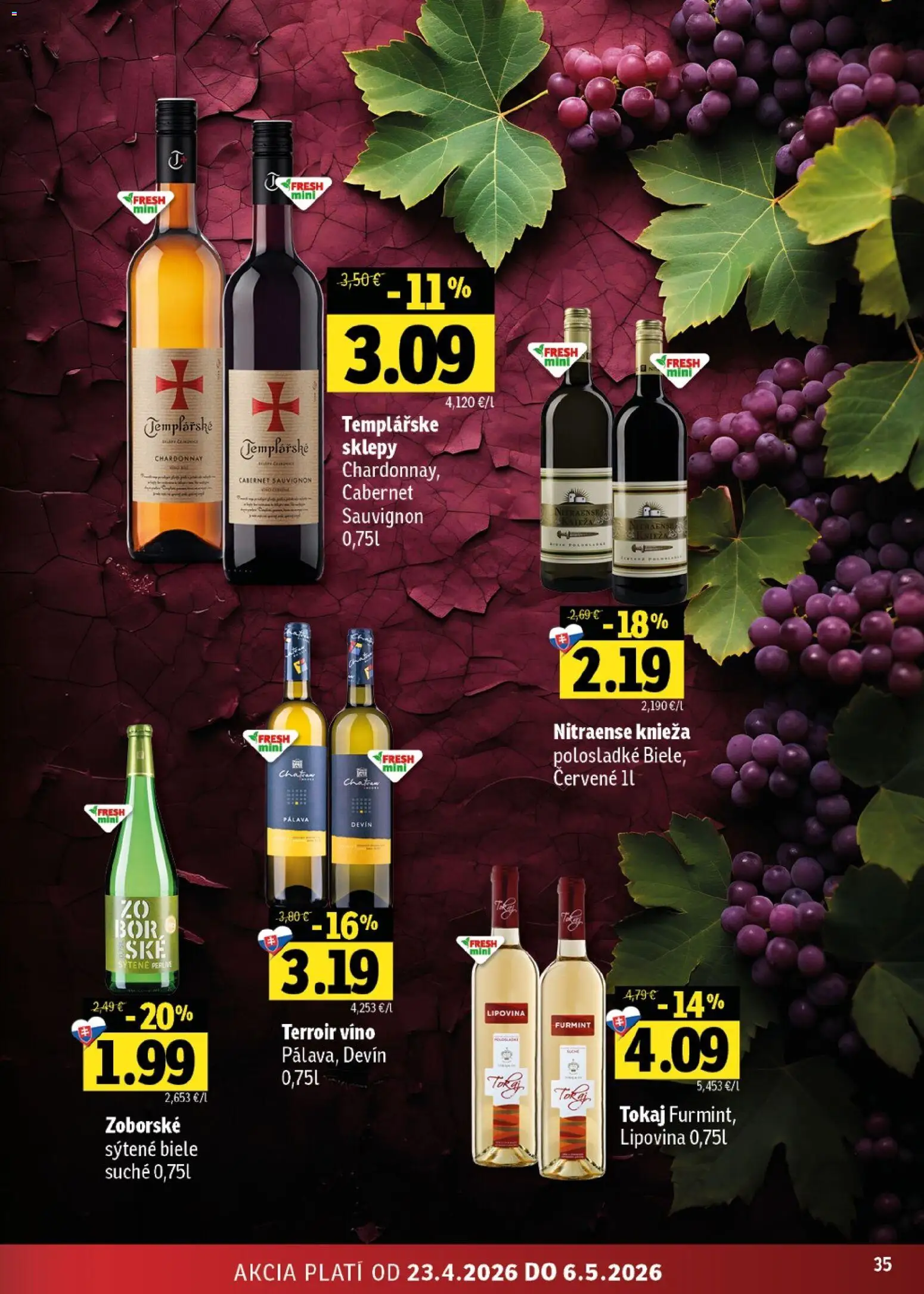 Nové Fresh akcie – leták je platný od 23.04.2026 | Strana: 35
