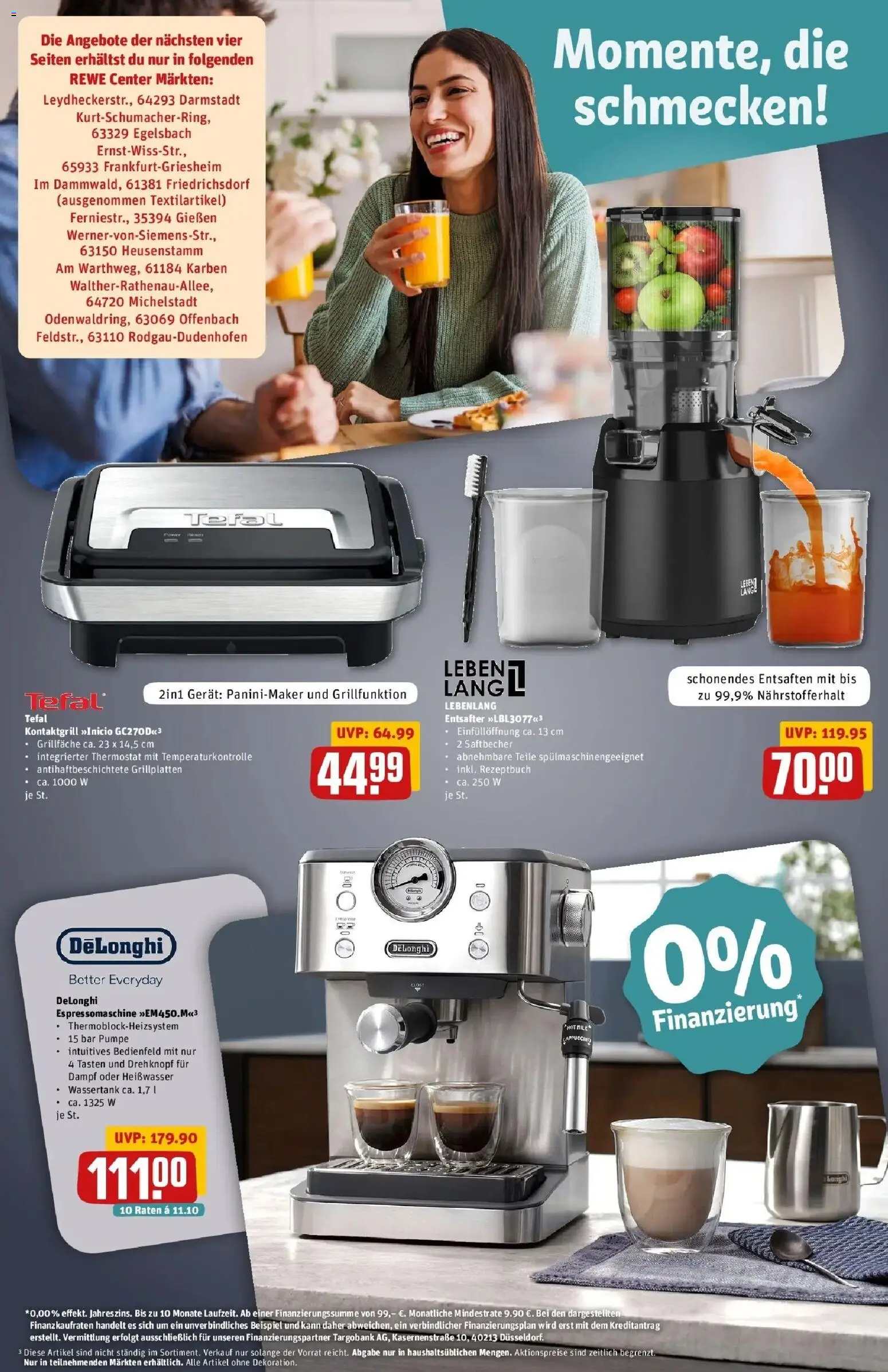Rewe Prospekt Rodgau/Dudenhofen	 – gültig ab 30.03.2026 | Seite: 40 | Produkte: Grill, Entsafter
