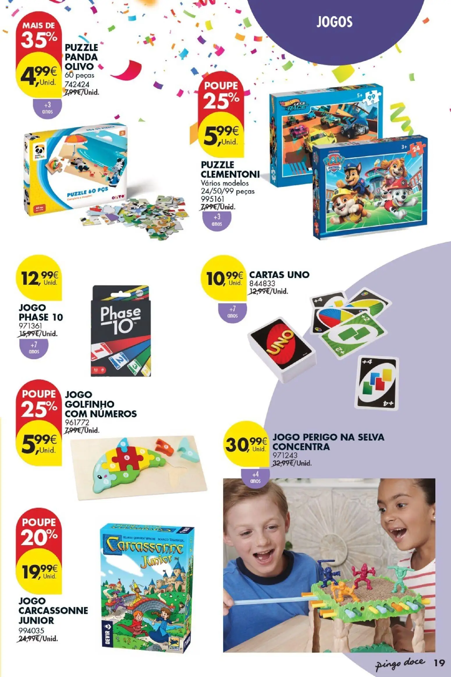 Pingo Doce - Bazar Kids │ válido de 17.02.2026 | Página: 19 | Produtos: Jogos