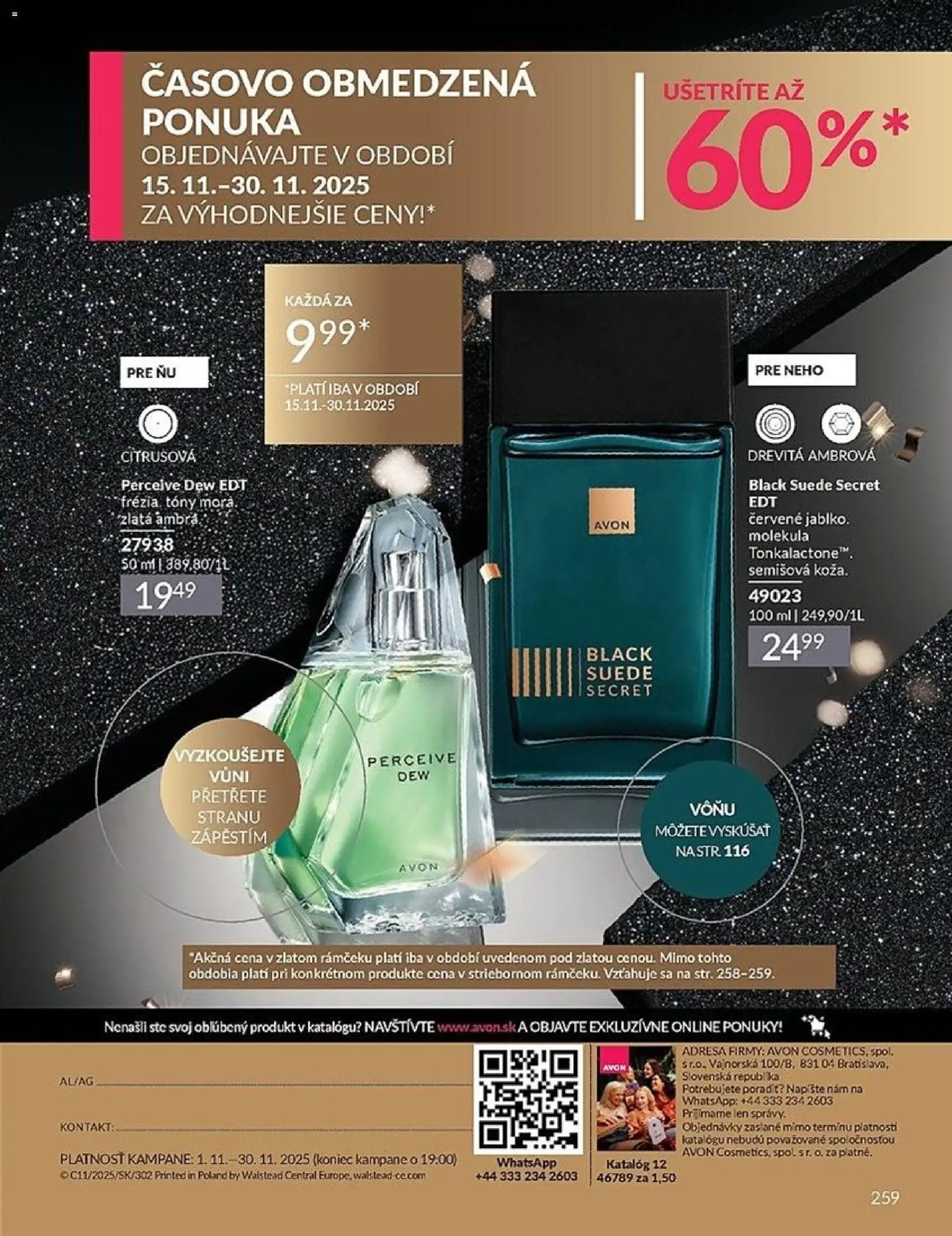 Nové Avon akcie – leták je platný od 01.11.2025 | Strana: 259