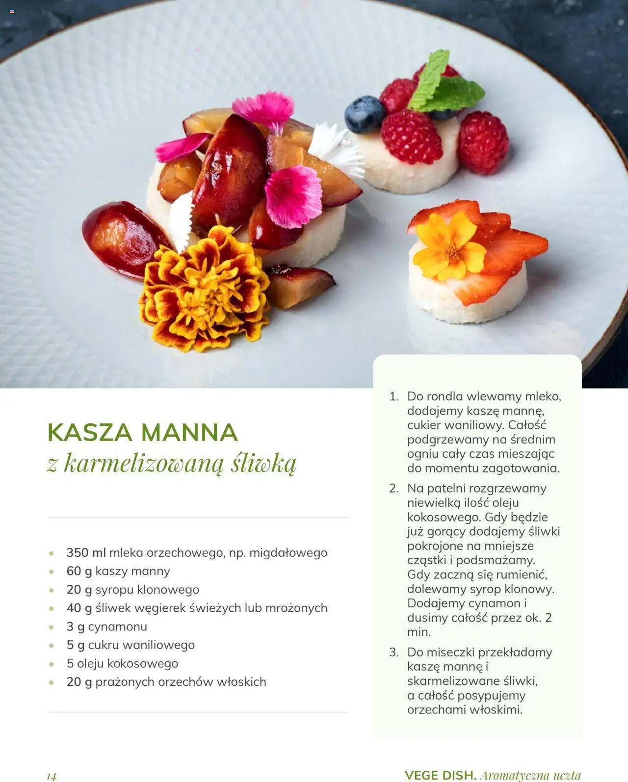 Makro Gazetka - Vege dish od 01.01.2024 | Strona: 14 | Produkty: Cynamon, Kasza, Śliwki, Cukier