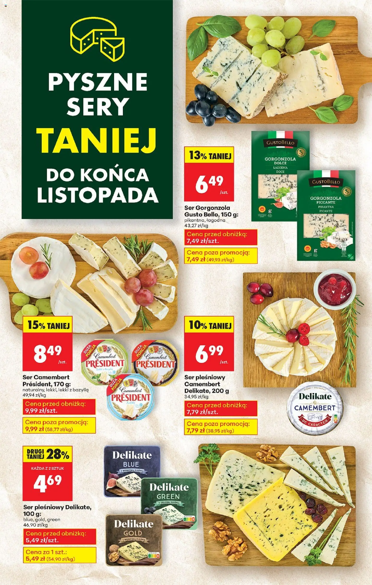 Biedronka Black Friday od 27.11.2025 | Strona: 59 | Produkty: Ser pleśniowy, Bazylia, Camembert, Ser