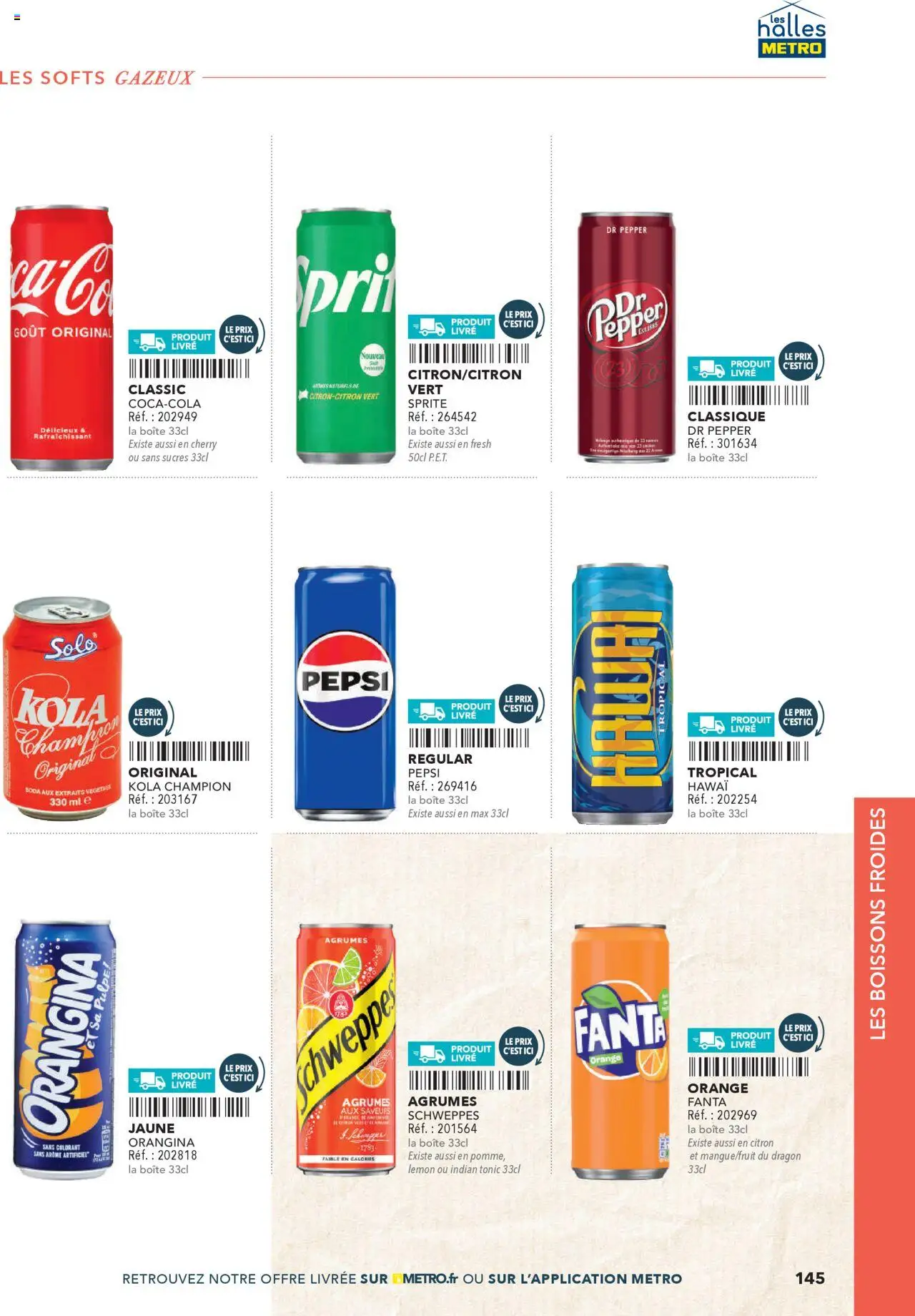  | Page: 145 | Produits: Orangina, Citron, Orange, Livre