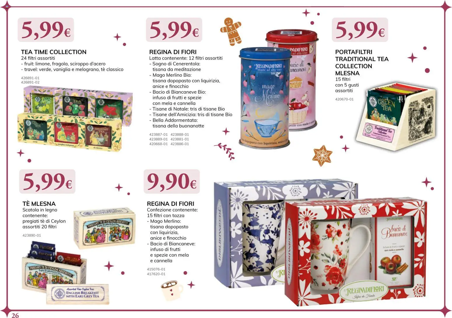 Volantino Basko del 24.11.2025 | Pagina: 26 | Prodotti: Tè, Spezie, Scatola