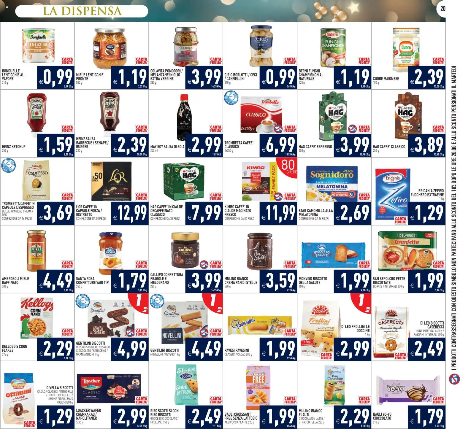 Volantino PIM Supermercati del 27.12.2025 | Pagina: 20 | Prodotti: Crema, Biscotti, Cannellini, Salsa barbecue