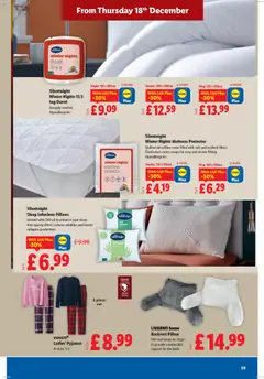 Preview of Lidl - More to value valid from 18.12.2025 | Page: 29 | Products: Oil, Mattress, Pillow