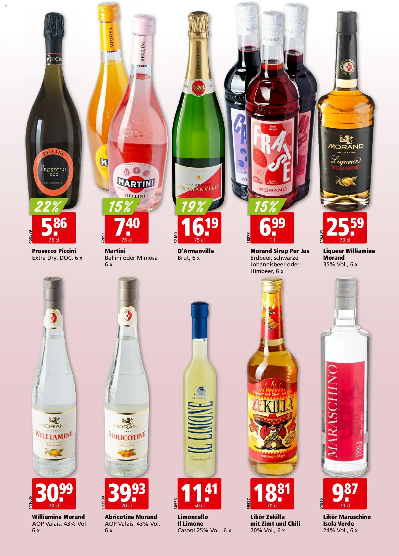 Aligro aktionen Chavannes, Matran, Genf, Sitten – gültig ab 27.05.2026 | Seite: 26 | Produkte: Likör, Sirup, Chili