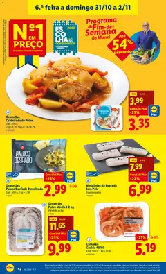 Pré-visualização Ocean Sea Caldeirada de Peixe, Emb. 700 g válido de 27.10.2025 | Página: 42 | Produtos: Pescada, Camarão, Base, Peixe