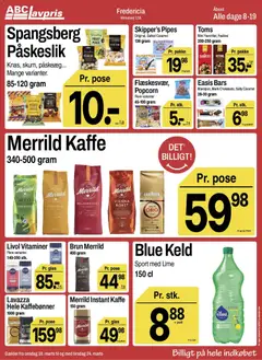Abc Lavpris - Fredericia gyldig fra 18.03.2026 | Side: 7 | Produkter: Kaffe, Lime, Popcorn, Sukker