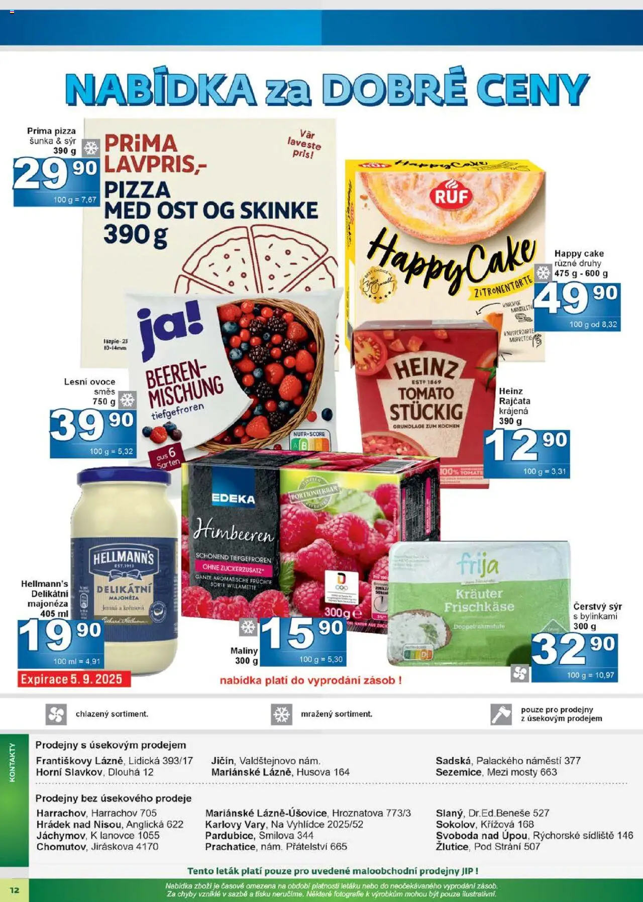 Jip leták od 13.08.2025 | Strana: 12 | Produkty: Sýr, Hellmann's, Majonéza, Čerstvý sýr