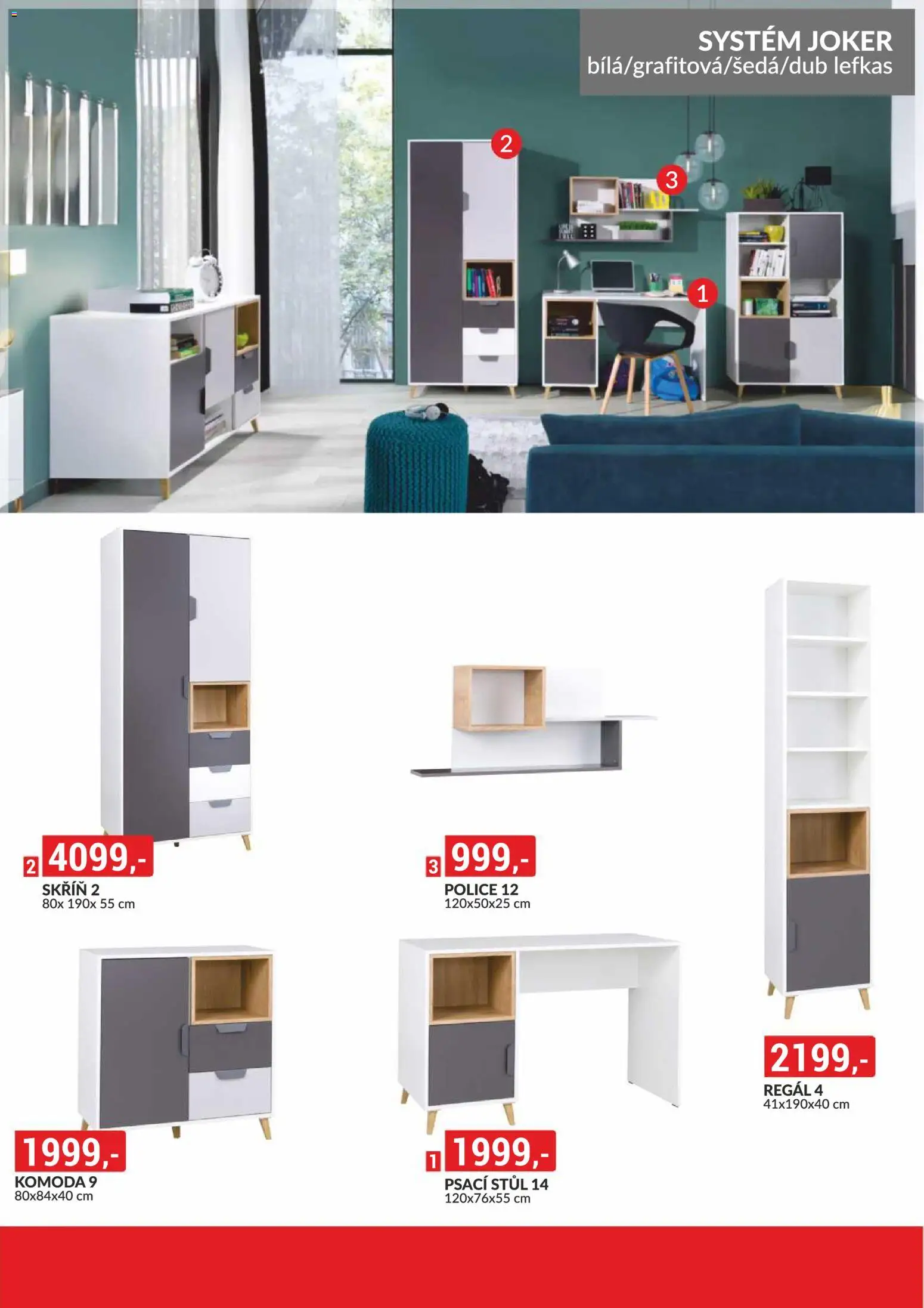 BAUMAX leták - Bydlení na míru podle vašeho stylu od 01.02.2026 | Strana: 59 | Produkty: Regál, Stůl, Police, Psací stůl