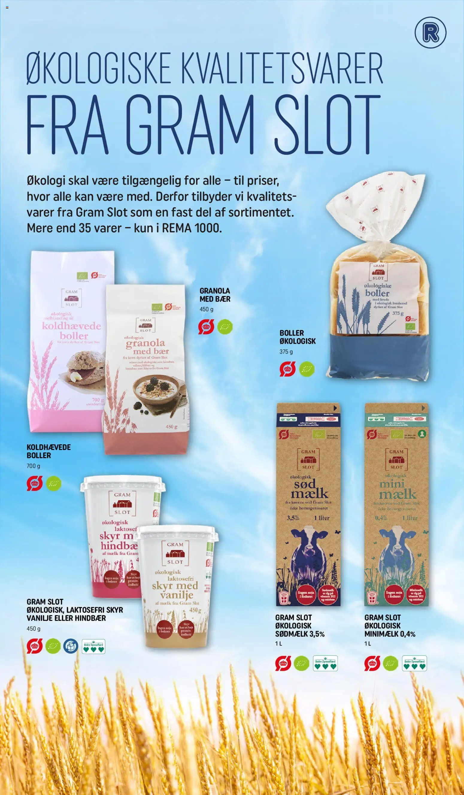 Rema 1000 tilbudsavis – gyldig fra 18.04.2026 | Side: 3 | Produkter: Mælk, Korn, Hvedemel, Vanilje
