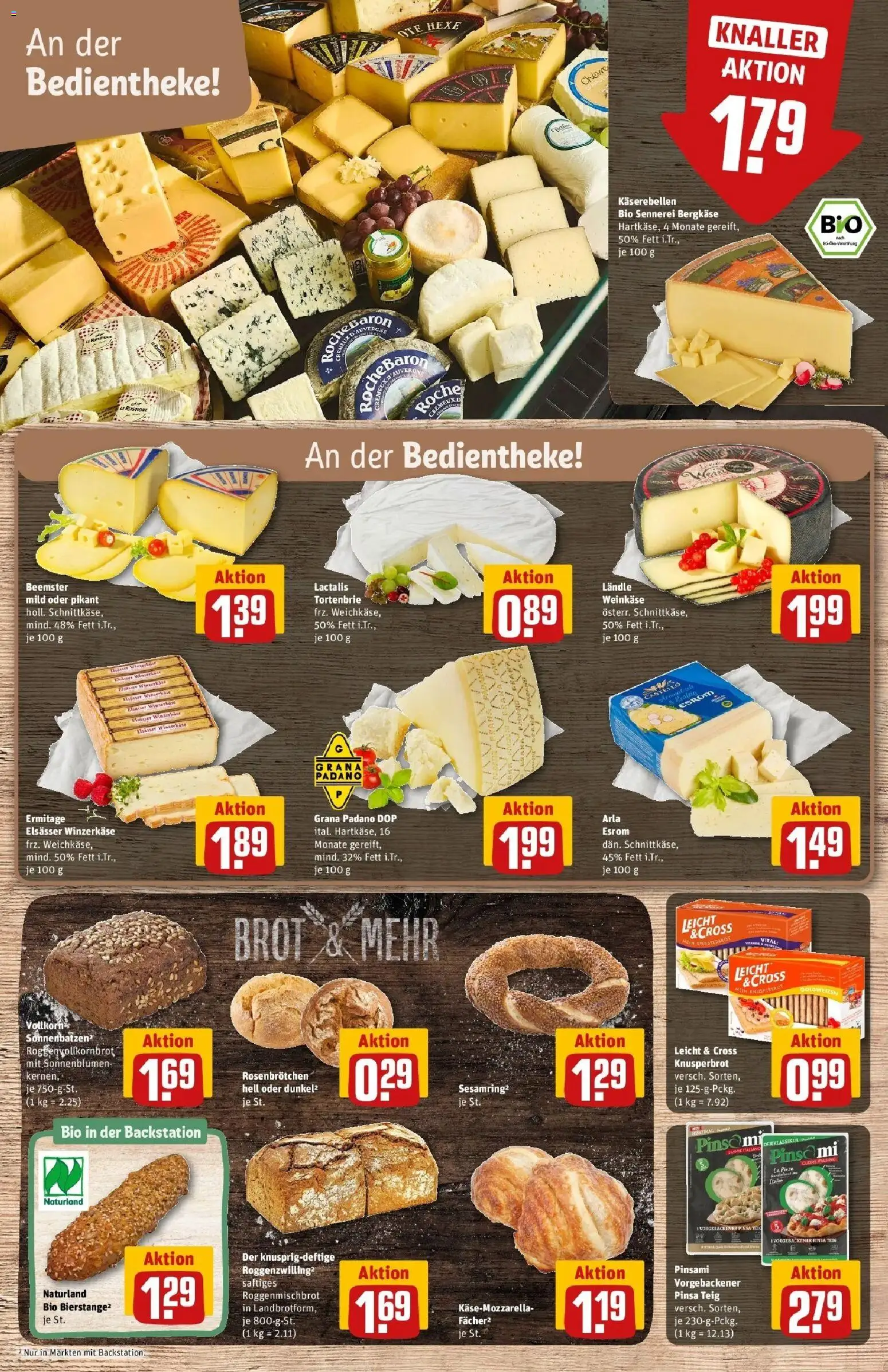 Rewe Prospekt Büdelsdorf	 – gültig ab 15.03.2026 | Seite: 15 | Produkte: Brot, Pizza