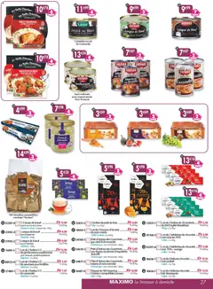 Maximo - Prévisualisation de Maximo catalogue epicerie valide à partir de 21.11.2025 | Page: 27 | Produits: Senseo, Miel, Chocolat, Thé