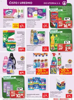 Katalog Spar - Pregled kataloga iz trgovine Spar, vrijedi od 25.02.2026 | Stranica: 19 | Proizvodi: Higijenski ulošci, Omekšivač, Tableta, Meri Merino