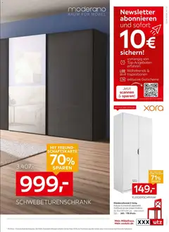 XXXL Lutz Nr. 1 beim Preis ab 18.01.2026 gültig | Seite: 23 | Produkte: Kleiderschrank, Schwebetürenschrank