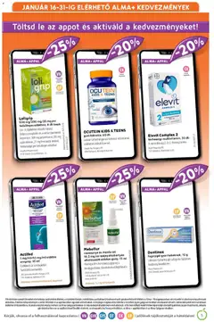 Alma Gyógyszertárak Akciós újság - amely érvényes a következő dátumtól: 01.01.2026 | Oldal: 5