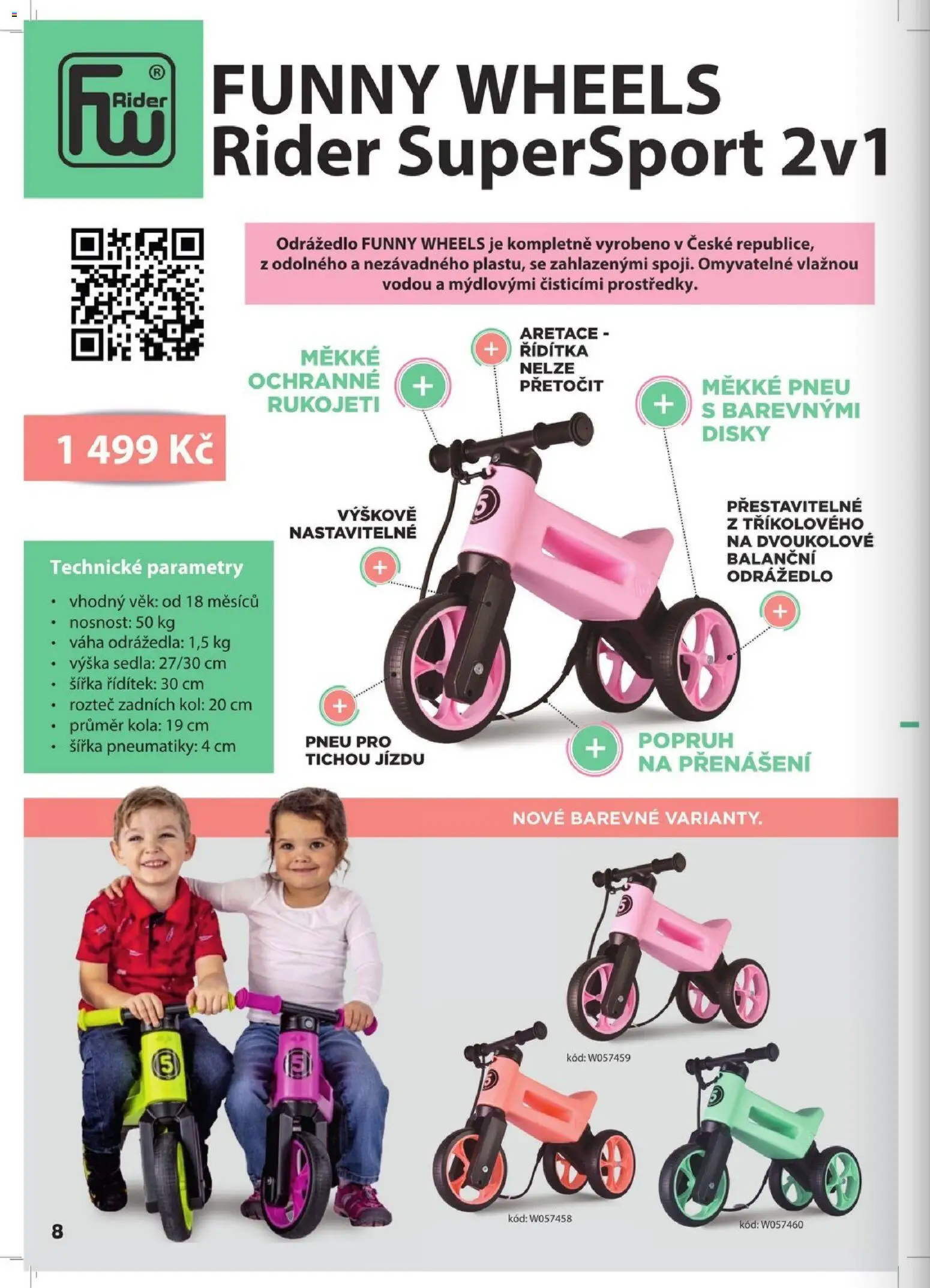 Wiky katalog od 01.04.2026 | Strana: 8 | Produkty: Váha, Odrážedlo, Kola