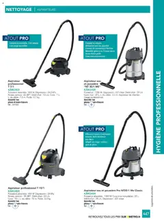 METRO - Prévisualisation de METRO - #CHR Équipement valide à partir de 01.01.2025 | Page: 447 | Produits: Câble, Sac, Poids, Aspirateur eau et poussière