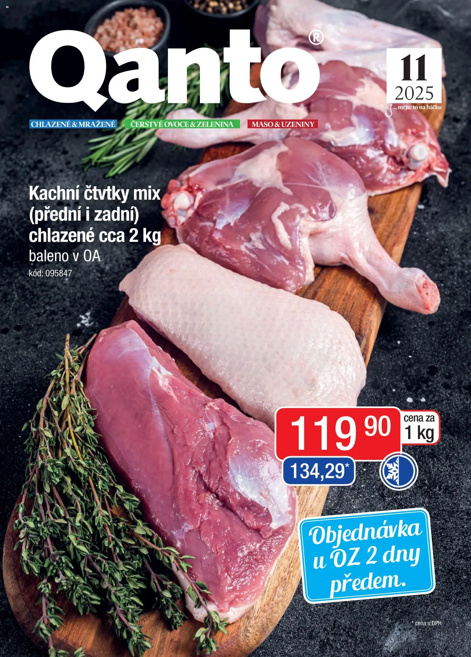 Astur & Qanto leták - Velkoobchod fresh 11/2025 od 01.11.2025 | Strana: 1 | Produkty: Ovoce, Uzeniny, Zelenina, Maso